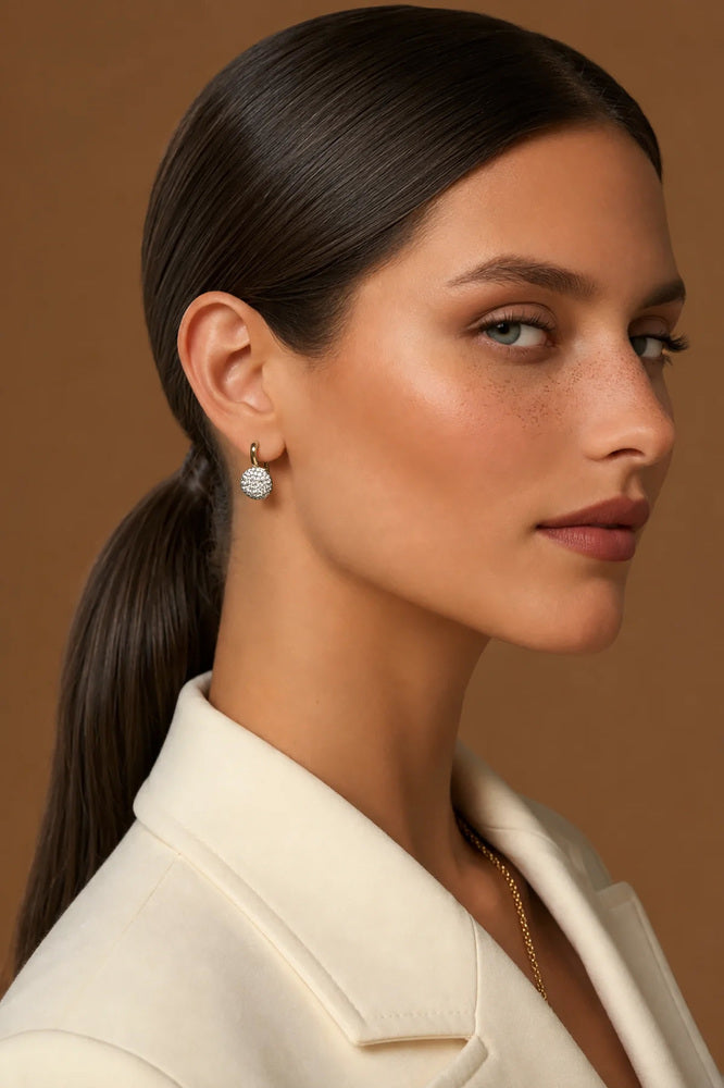 Leverback Diamond Drop Earrings, 1.12ctw