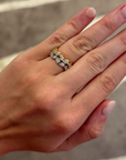 Mixed Shape Diamond Band, 0.90ctw