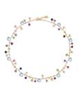 18k Yellow Gold Paradise Mixed Gemstone Necklace