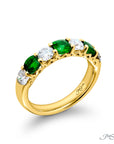 Jb Star 18k Yellow Gold Diamond & Colored Gemstone Band