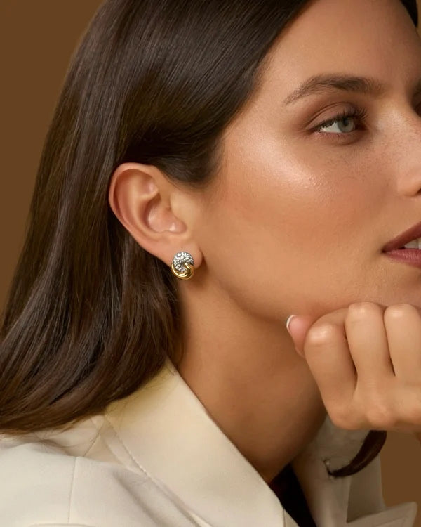 Diamond Duet Earrings, 1.13ctw