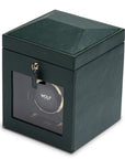 Green Single Watch Winder With Storage