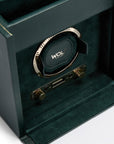 Green Single Watch Winder With Storage