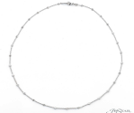 Diamond Station Necklace, 0.71ctw