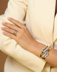 Pave Diamond Cuff Bracelet, 1.76ctw