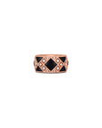 Roberto Coin 18k Rose Gold Palazzo Ducale Diamond And Colored Gemstone Ring