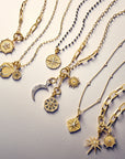 Moonstone & Diamond Medallion