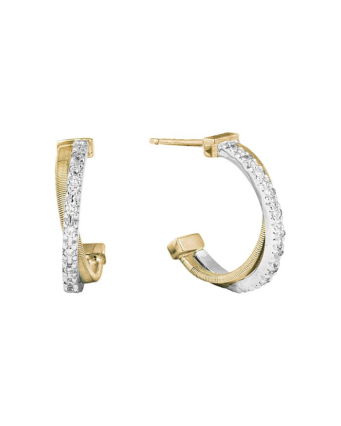 Marco Bicego 14k Yellow &amp; White Gold Goa Diamond Earrings