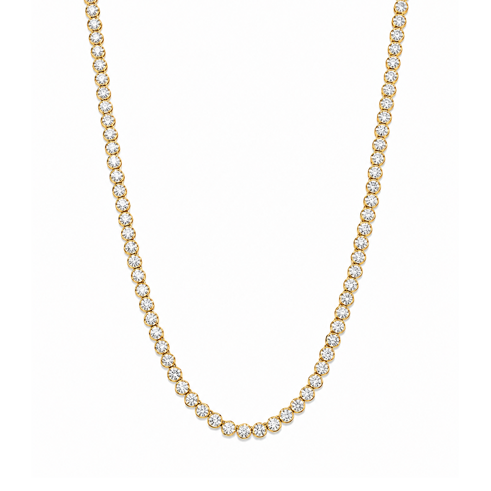 Small Diamond "Cupcake" Necklace, 3.75ctw