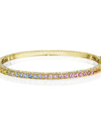Rainbow Sapphire Bangle