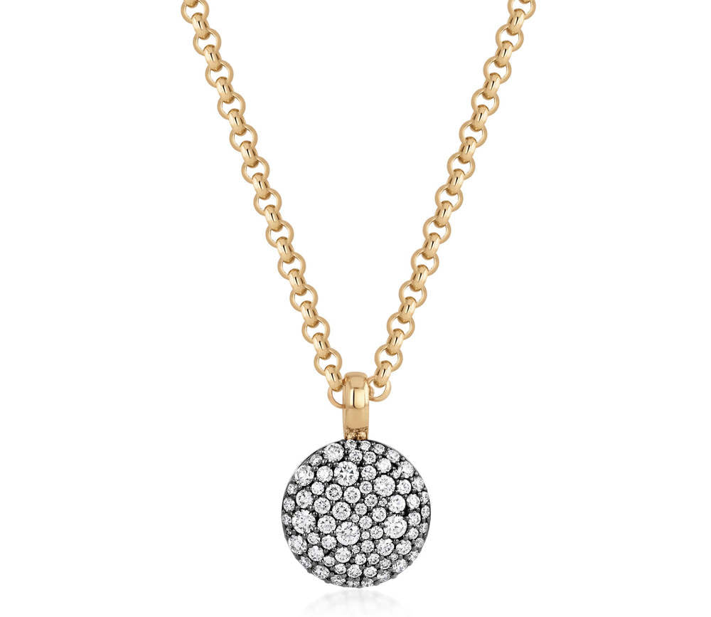 Diamond Pendant Necklace, 1.02ctw