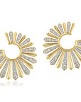 Phillips House 14k Yellow Gold Aura Diamond Earrings