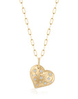 Diamond Heart Pendant Necklace, 0.16ctw
