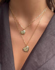 Diamond Heart Pendant Necklace, 0.16ctw