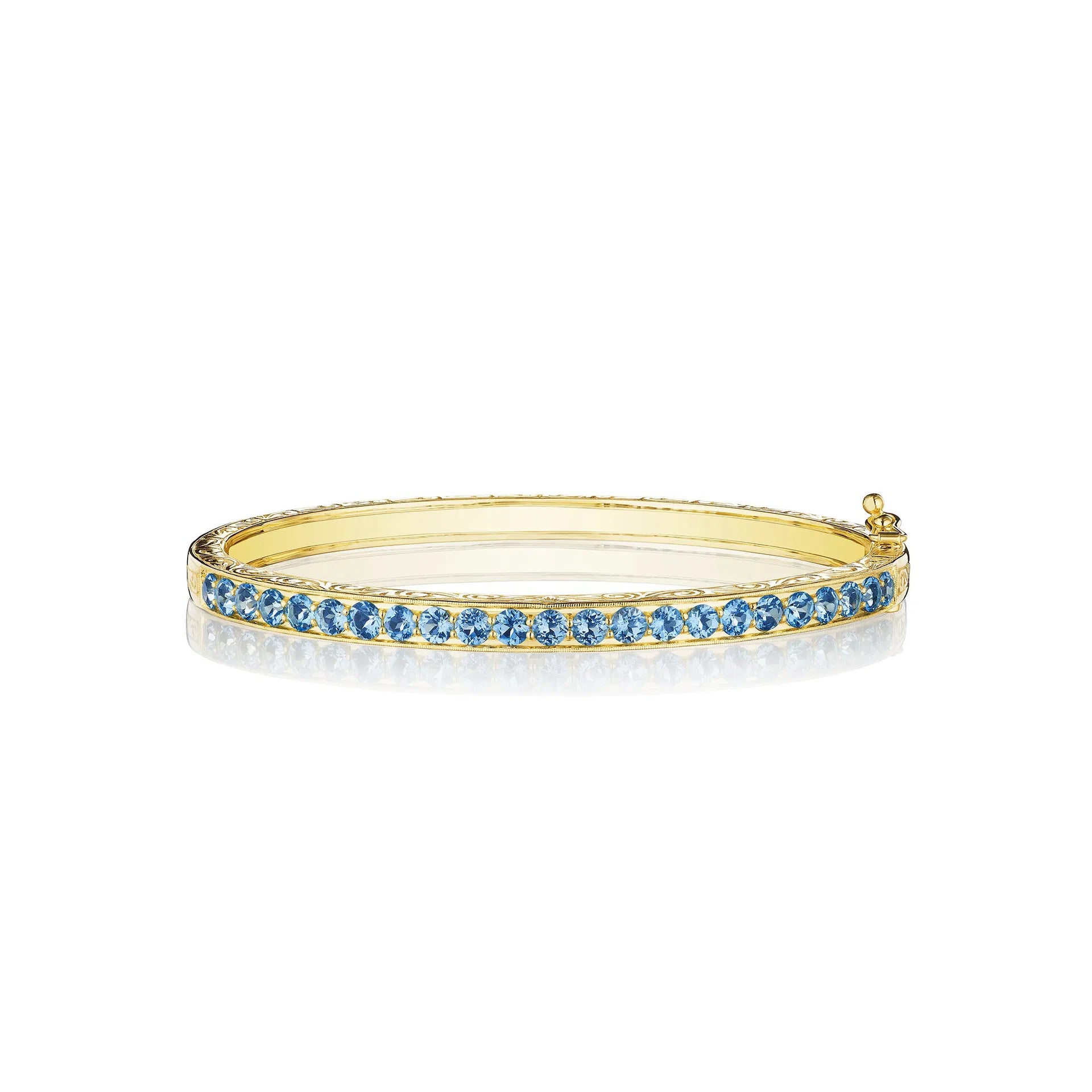 Penny Preville 18k Yellow Gold Watercolor Sapphire Bracelet