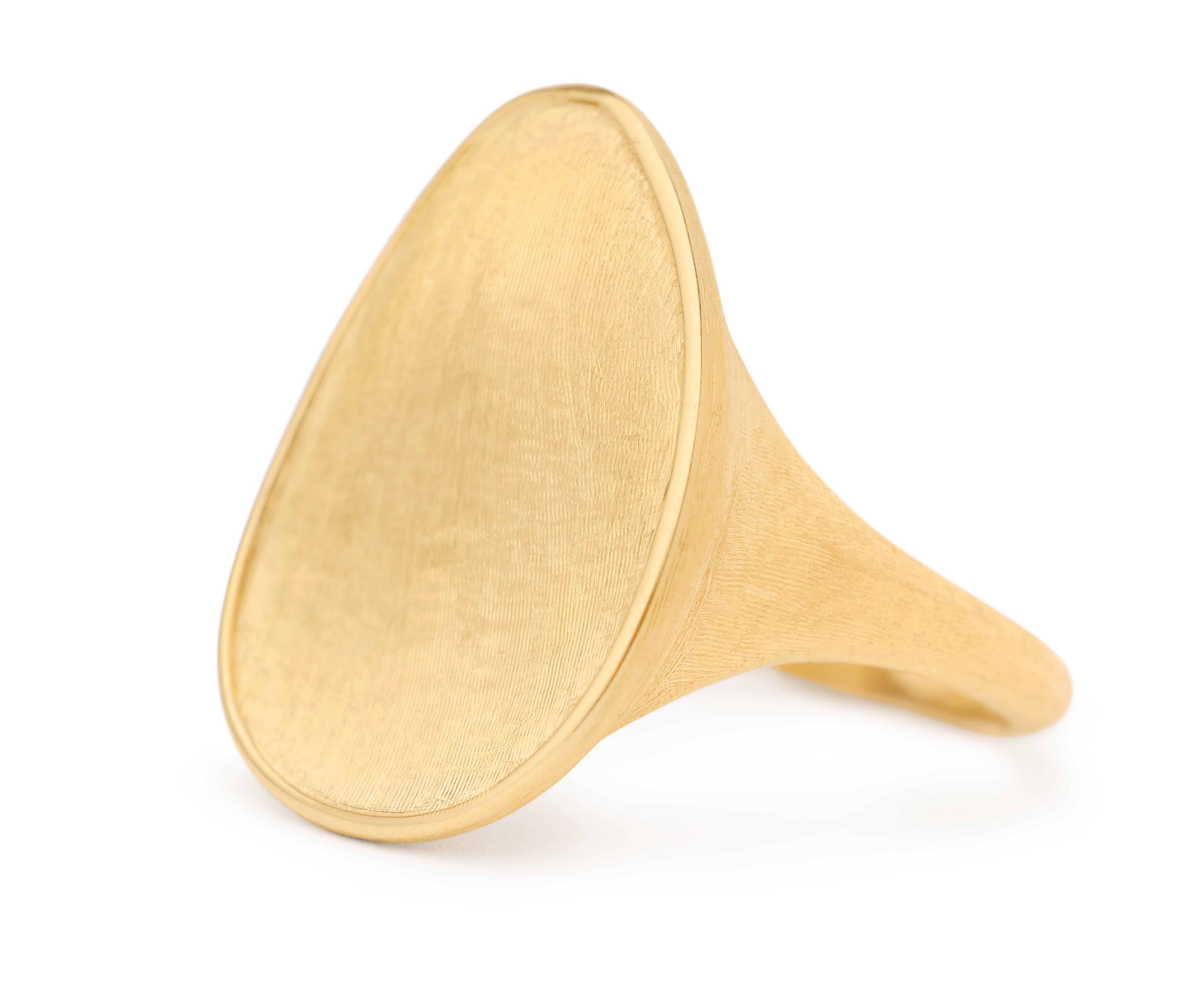 18k Yellow Gold Lunaria Cocktail Ring