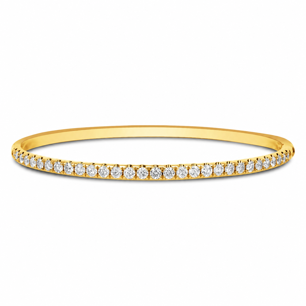 Round Diamond Bangle, 1.99ctw