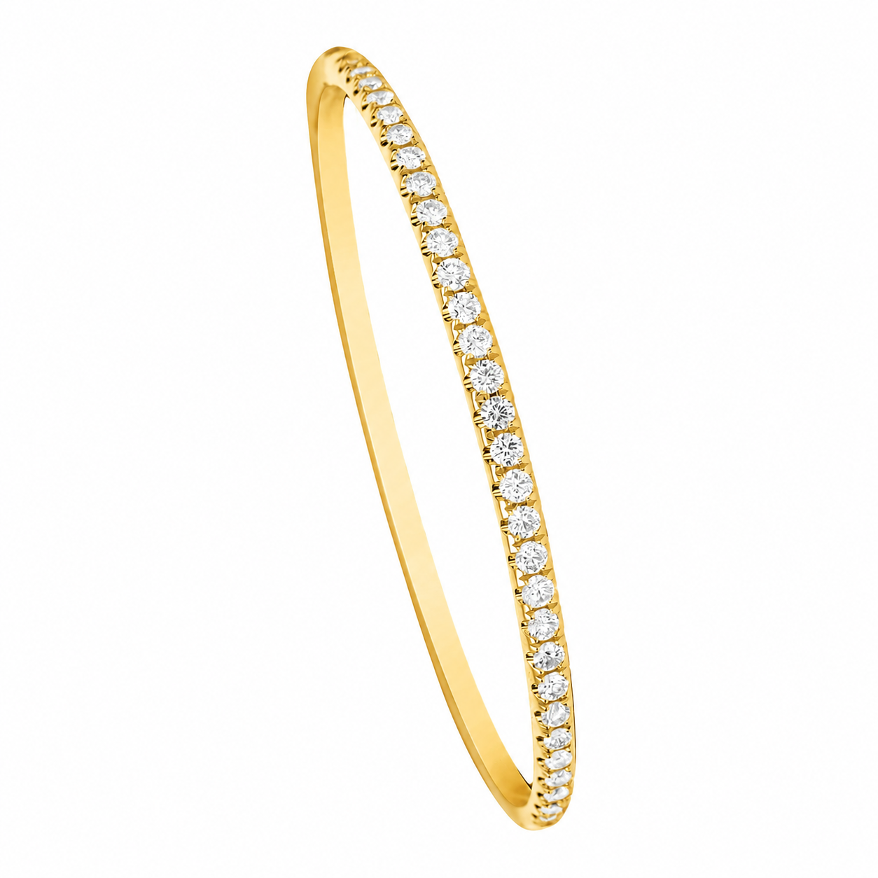 Round Diamond Bangle, 1.99ctw