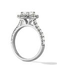 Henri Daussi 18k White Gold Diamond Engagement Ring