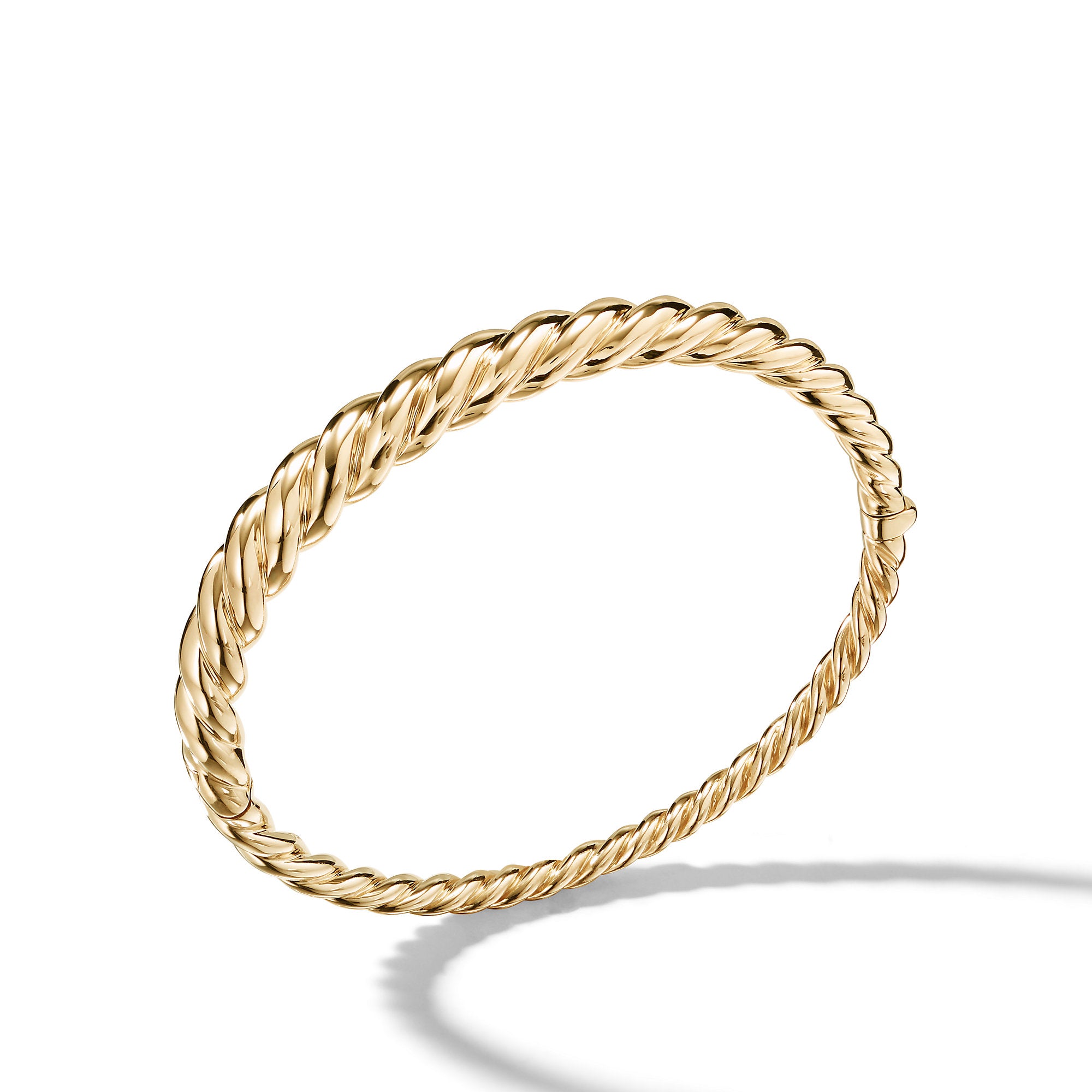 Pure Form Cable Bracelet In 18k Yellow Gold 6mm