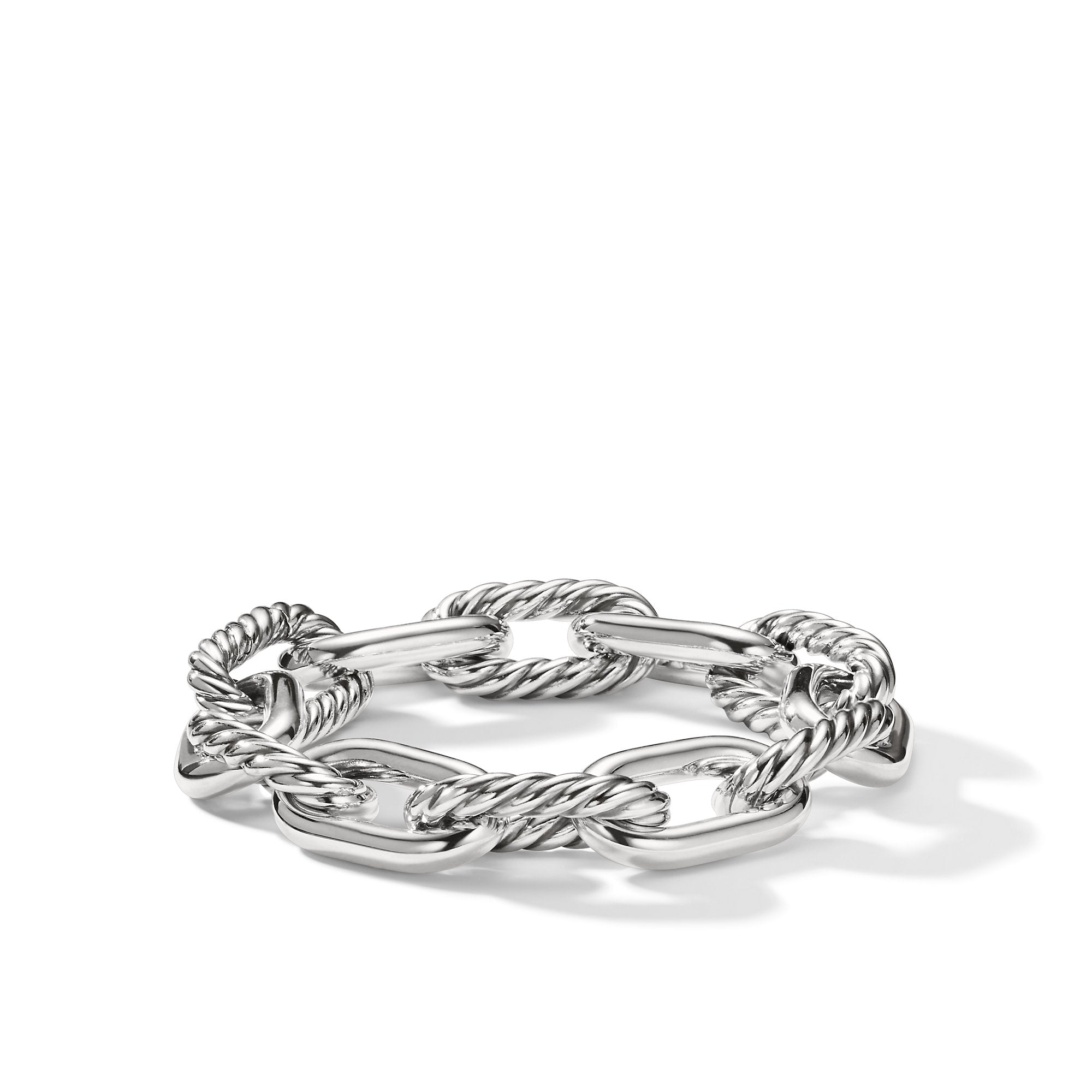 Dy Madison Chain Bracelet In Sterling Silver 13.5mm