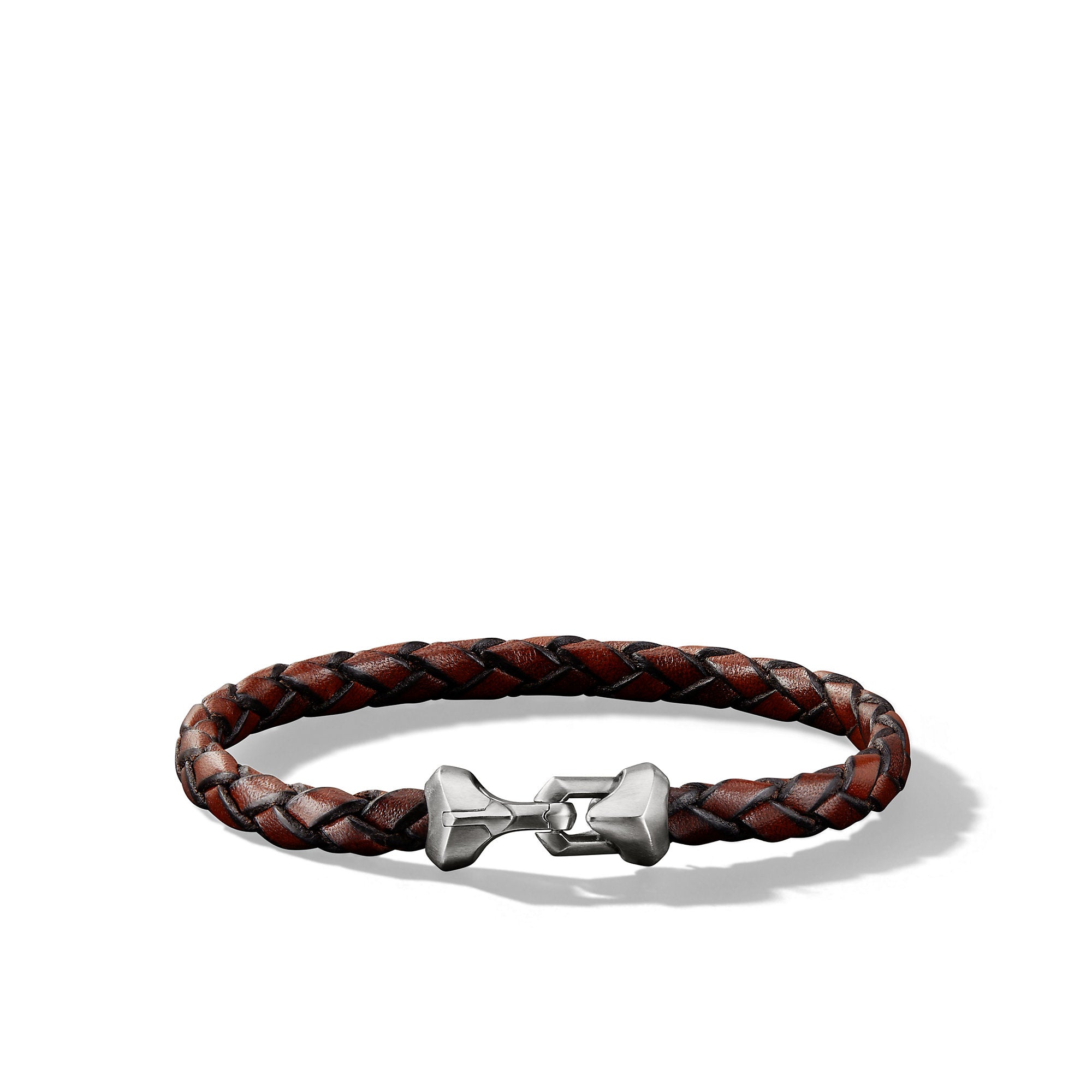 10.7mm Armory Leather Bracelet Br Le Sil