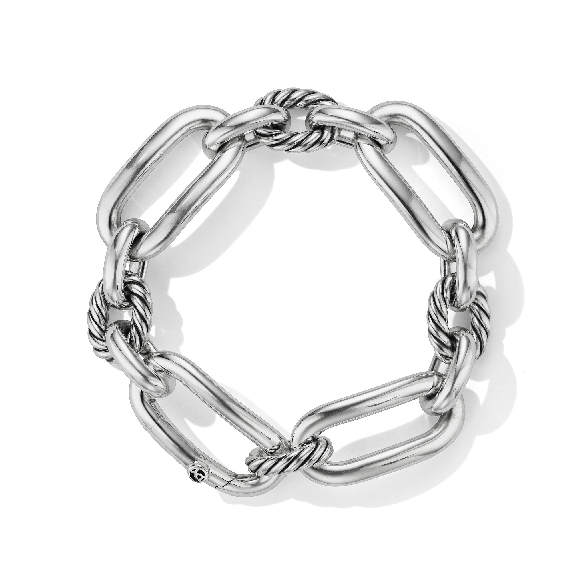 Lexington Chain Bracelet In Sterling Silver 16mm