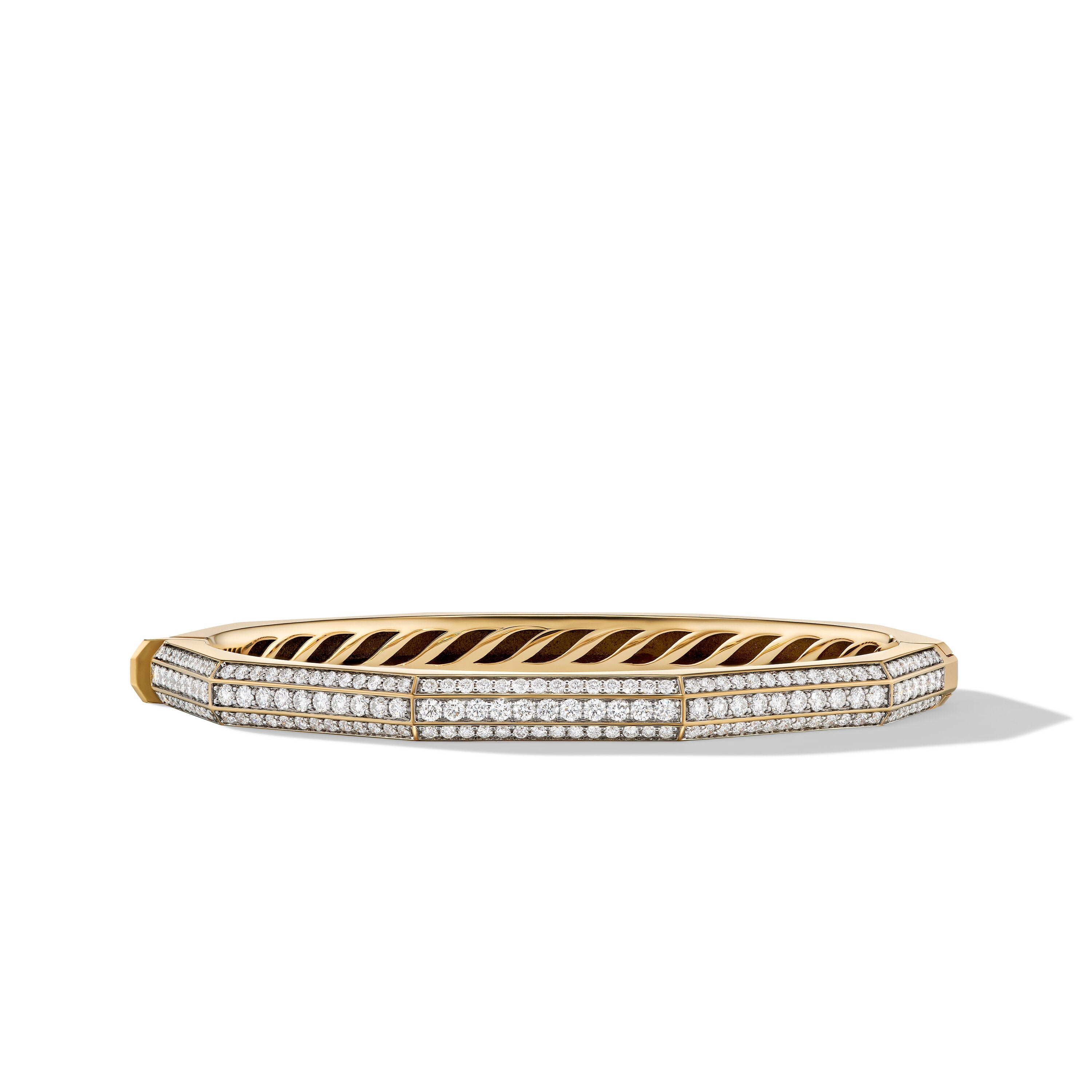 Carlyle Bracelet In 18k Yellow Gold With Diamonds 5.5mm