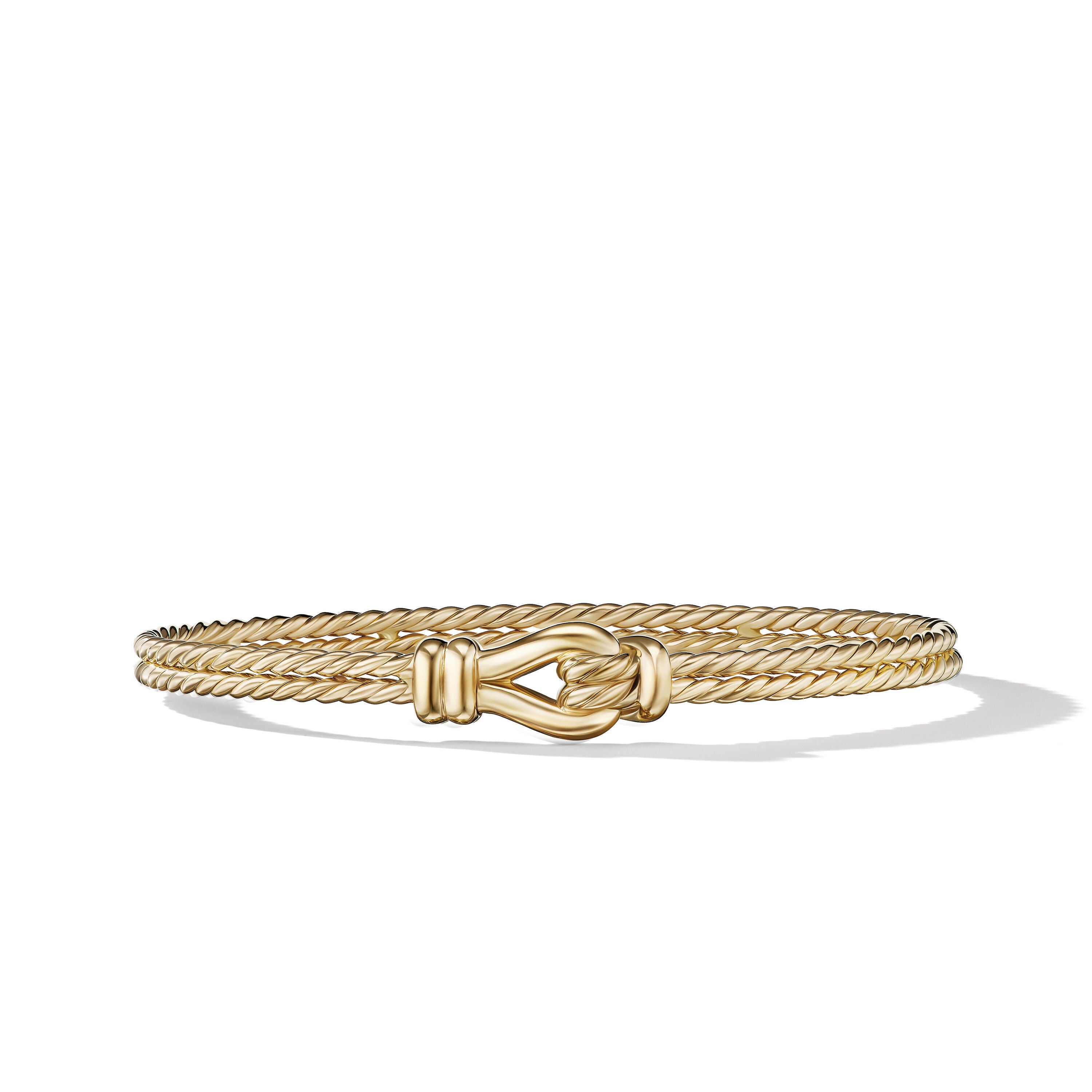 Thoroughbred Loop Bracelet In 18k Yellow Gold 4.5mm