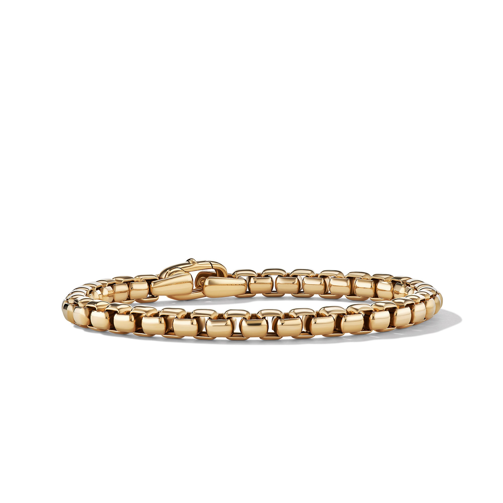 Dy Bel Aire Box Chain Bracelet In 18k Yellow Gold 5.2mm