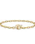 David Yurman Madison Toggle Chain Bracelet In 18k Yellow Gold With Diamonds