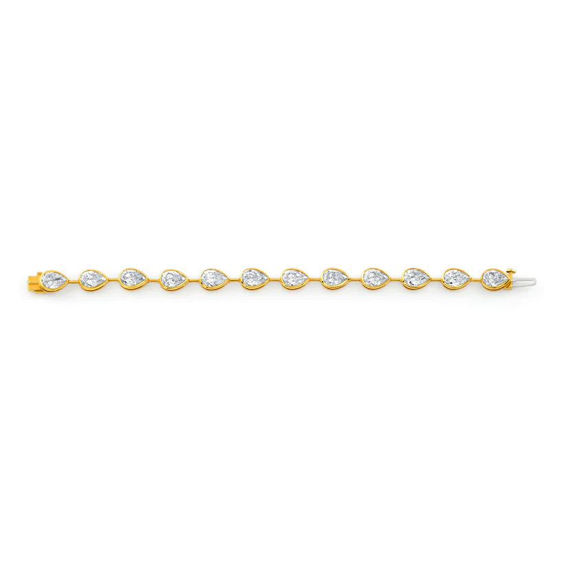 Norman Silverman 18k Yellow Gold Diamond Bracelet