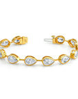 Norman Silverman 18k Yellow Gold Diamond Bracelet