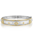 18k White Gold Celestial Dreams Bangle