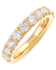Brown & Co. 18k Yellow Gold Half Eternity Diamond Band