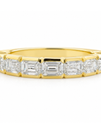 East-West Emerald Cut Diamond Band, 2.54ctw