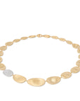 18k Yellow Gold Lunaria Diamond Necklace