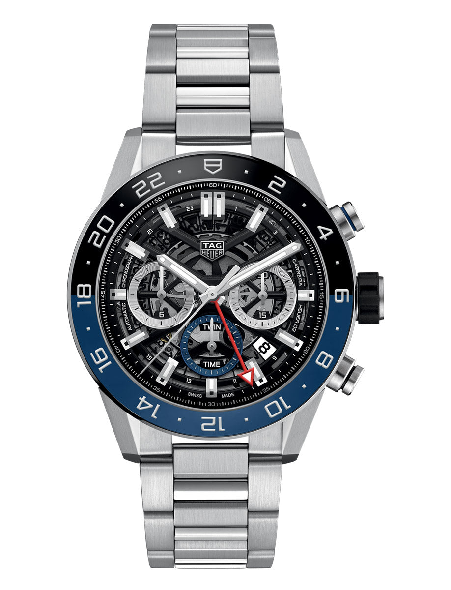 Tag Heuer Steel 45mm Automatic Carrera Watch
