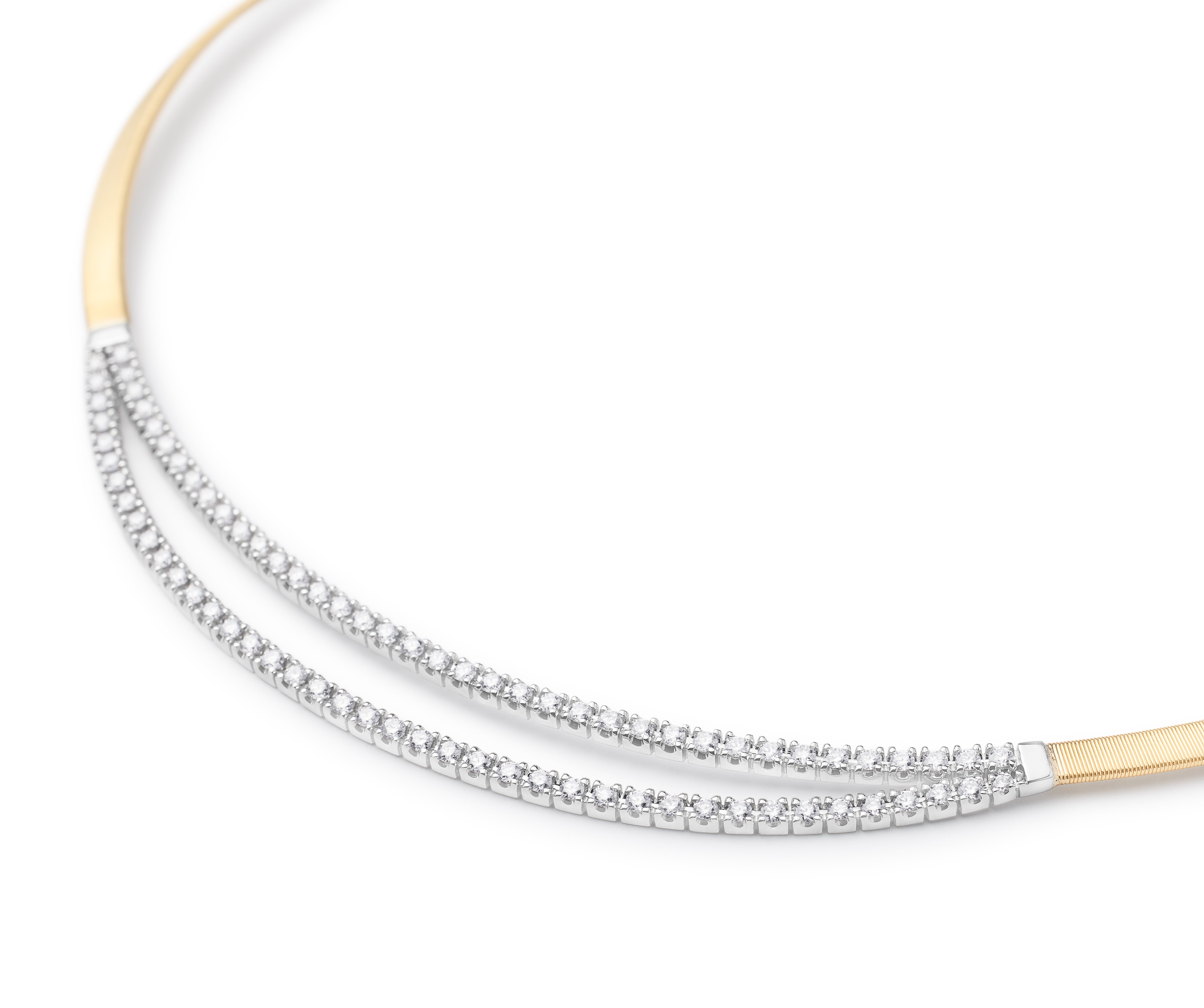 Marco Bicego 18k Yellow Gold Masai Diamond Necklace