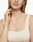 David Yurman North Star Amulet In 18k Yellow Gold With Diamonds, 15mm