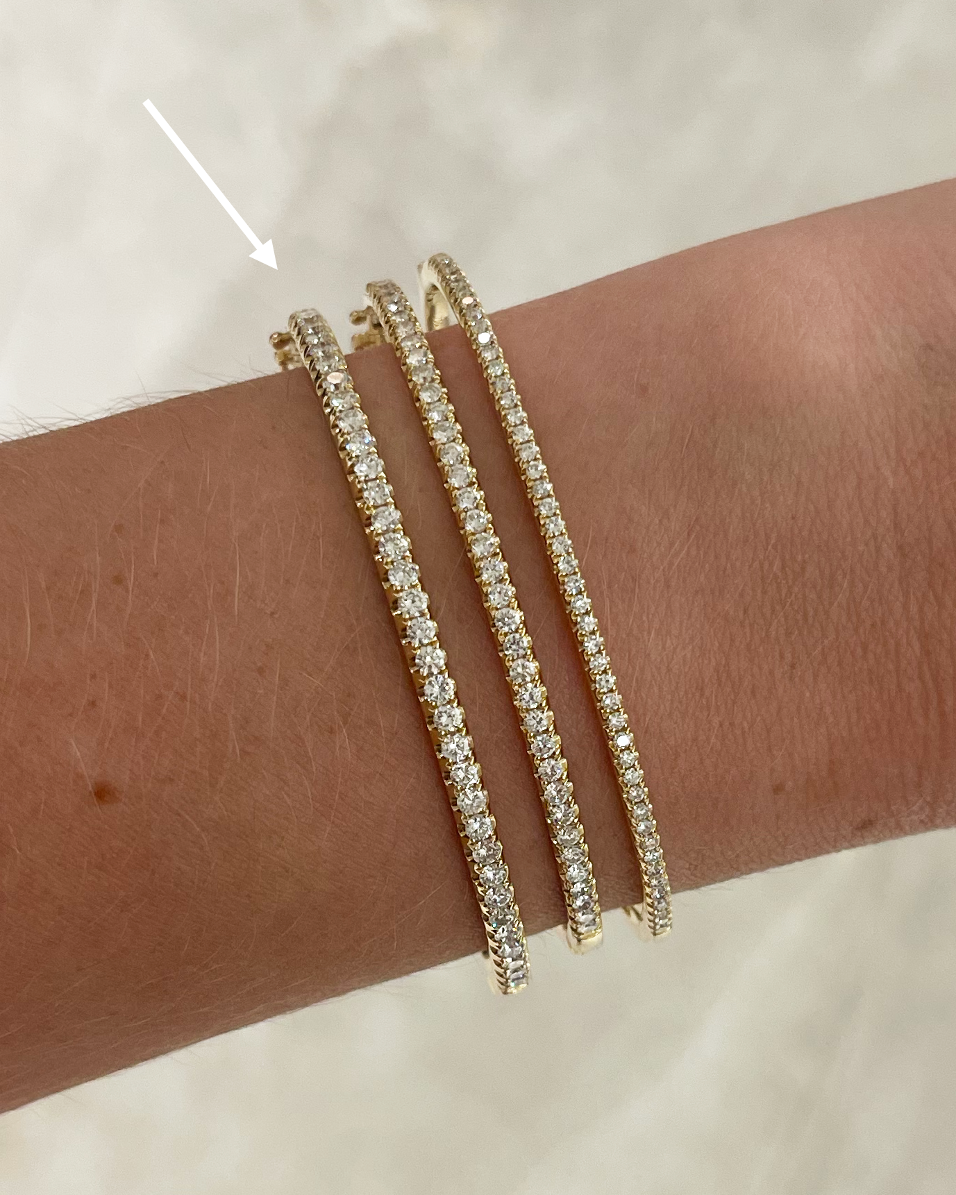 Round Diamond Bangle, 1.45ctw