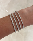 Brown & Co. 18k White Gold1.45ct Round Diamond Bangle