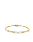 Brown & Co. 18k Yellow Gold 5ct Diamond Tennis Bracelet