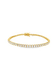 Brown & Co. 18k Yellow Gold 5ct Diamond Tennis Bracelet