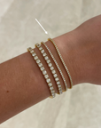 Round Diamond Tennis Bracelet, 0.97ctw