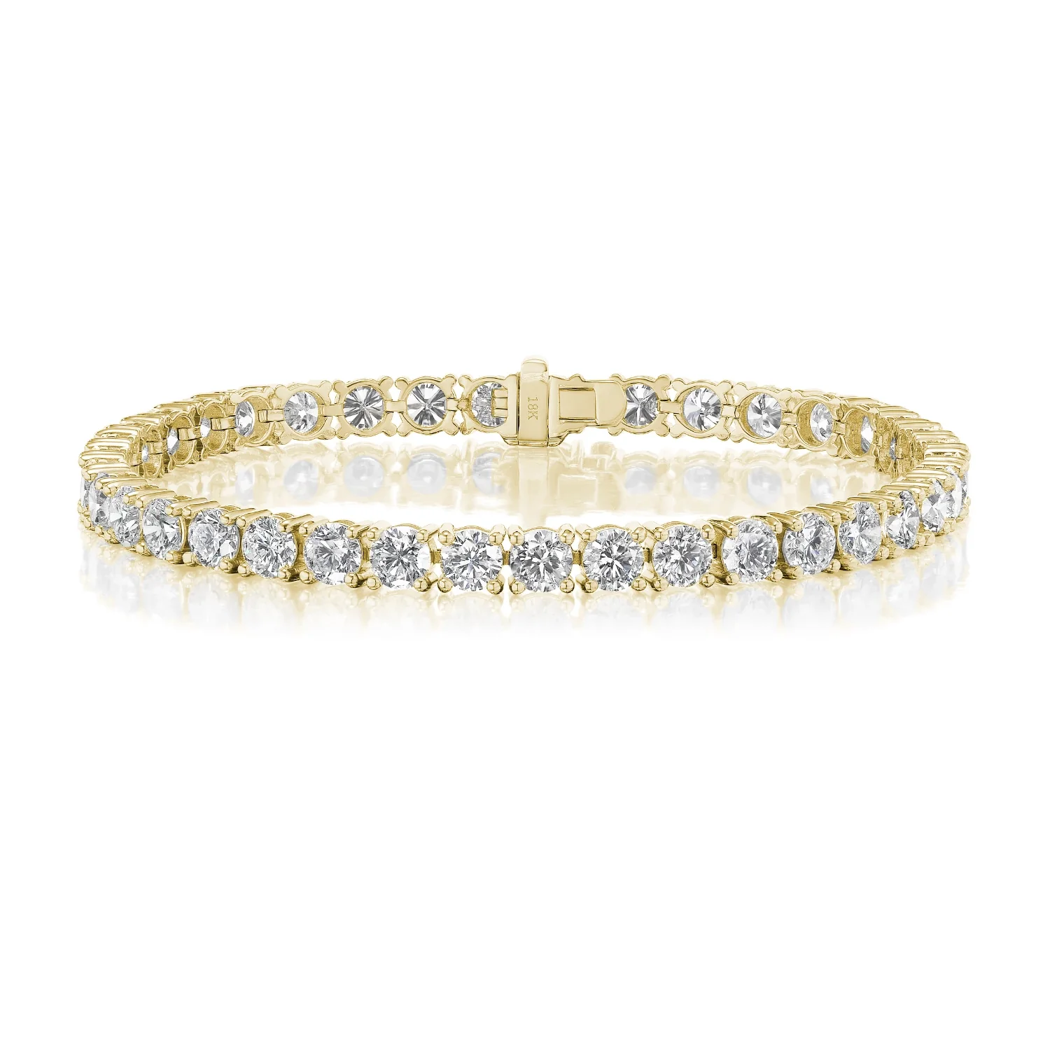 Round Diamond Tennis Bracelet, 8.20ctw