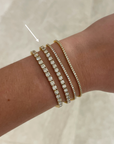 Round Diamond Tennis Bracelet, 6.90ctw