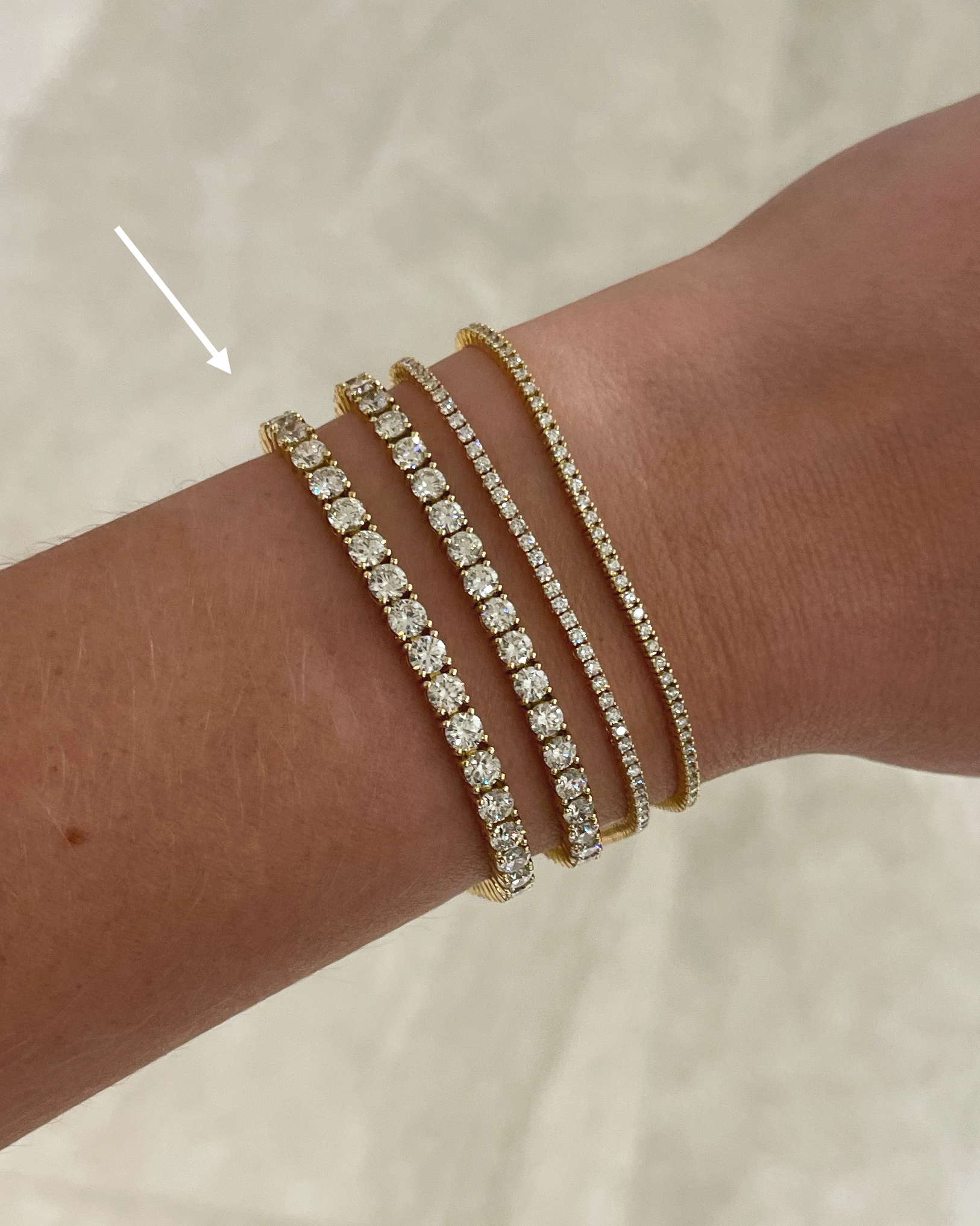Round Diamond Tennis Bracelet, 8.20ctw