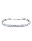 Brown & Co. 18k White Gold 2.63ct "Cupcake" Diamond Tennis Bracelet
