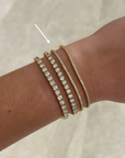 Round Diamond Tennis Bracelet, 1.41ctw